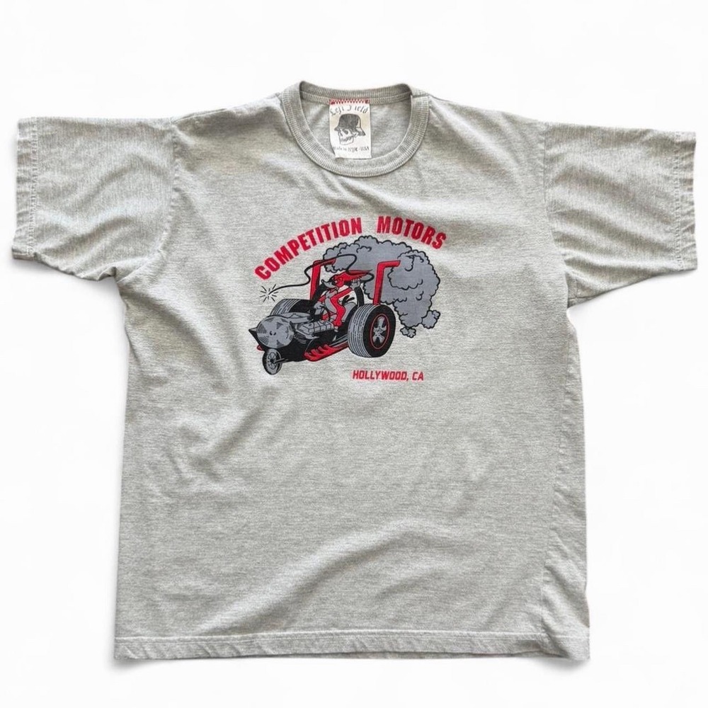 Vintage Left Field NYC Motors Hollywood California Roadrunner T-shirt Large